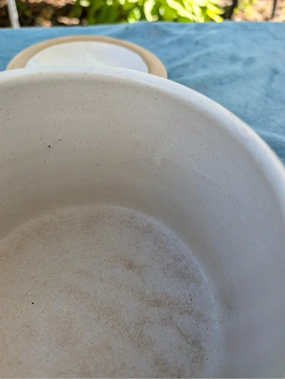 Vintage West Bend Mid-Century Modern Stoneware Bean Pot Casserole Dish with Lid